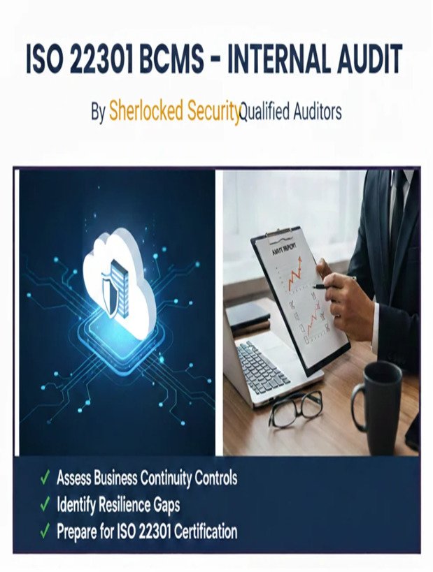 ISO 22301 BCMS – Internal Audit Services – Sherlocked Security  – SS201